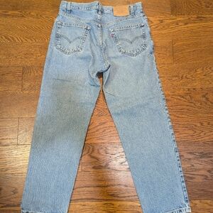 Levi's Straight-Leg Dark Blue Jeans